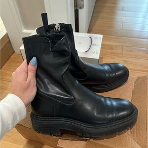 Zara Sleek Black Boots